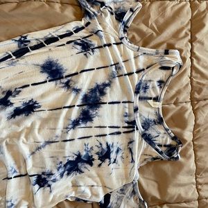 Pink blush tie dye maternity dress medium